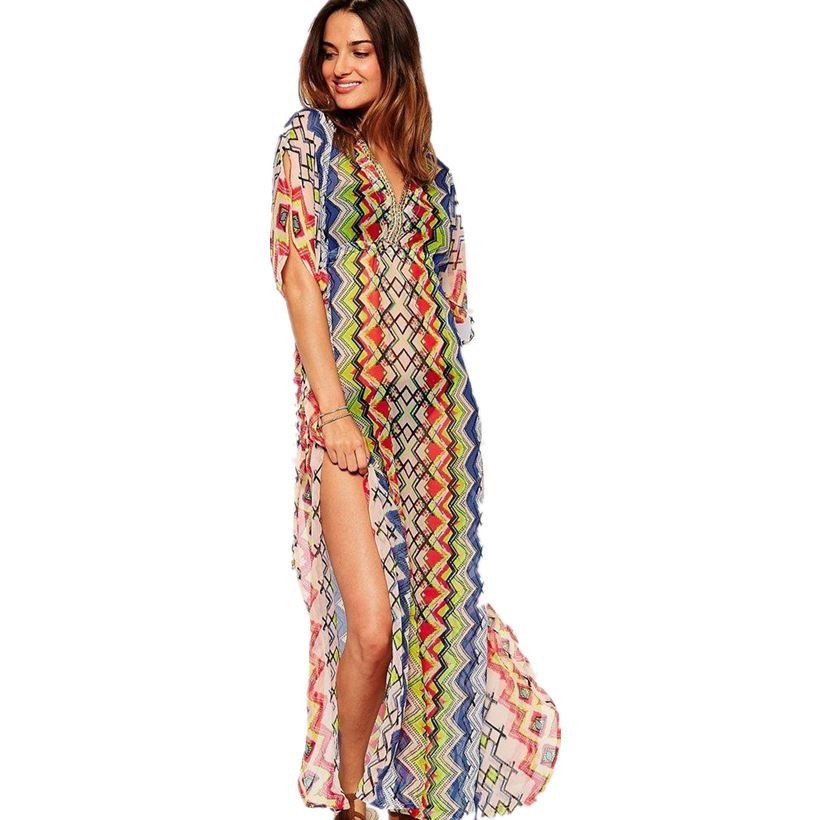EBS-New-2015-Summer-Womens-Sexy-Chiffon-Maxi-Long-Beach-Cover-Up-Dresses-Beachwear-Kaftan-Fashion