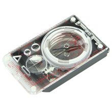 5X Ruler Map Scale Mirror Navigation Compass Scouts Outdoor Camping Survival Kits