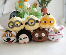 Retail TSUM TSUM Mini Yellow Minions Doll Plush Toys Unicorn Minions 3D Despicable Me Eyes For Children Gift Accessory bonecos