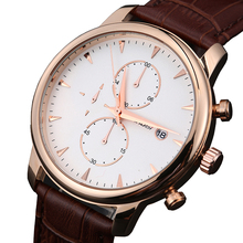 Relojes Hombre 2015 Brand Luxury High Quality Super Soft Leather Quartz Mens Watches Waterproof Date Clock Men Montre Homme 0334