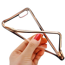 Чехол для Apple , iPhone 6 6 S 4.7 / 6 плюс 6 S плюс 5.5 дюймов королевский люкс стиль покрытие позолоченная тпу телефон силиконовые мягкий чехол крышка