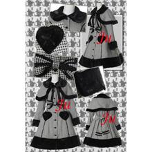 Free Shipping Gothic lolita punk Plover case Coat Cape cosplay costume Tailor-made