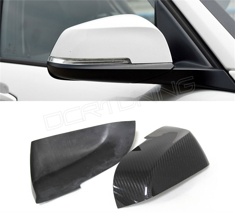 ADD ON Carbon fiber mirror cover For BMW New 3 series F30 bmw 320 328 335 carbon mirror cap cover