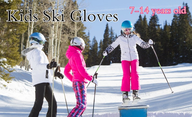 Kids ski gloves