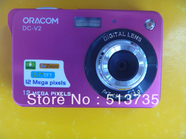 free shipping V2 Retractable lens digital camera high quality cheap camera