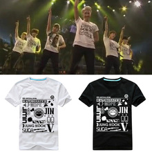 New BTS Bangtan Boys wake up Live In Cencert-Tokyo t shirt Bangtan Boys Jimin Jin Unisex Tshirt Suga Tee loose short sleeves