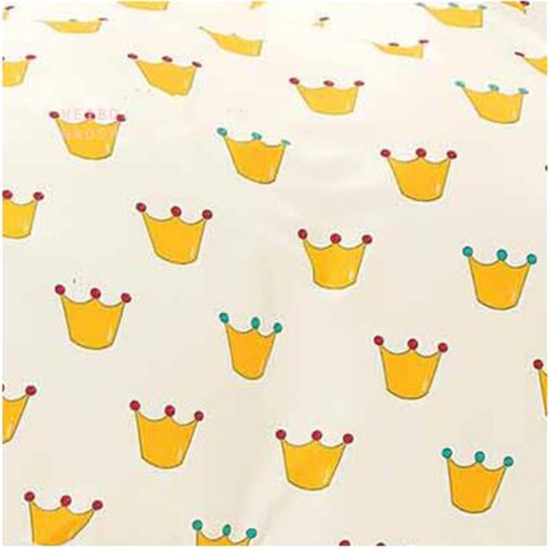 New 235*50CM/PCS Colors Crown Printed 100%Cotton Fabric Tissue Sewing Telas DIY Patchwork Quilting Baby Bedding Textile Tecido