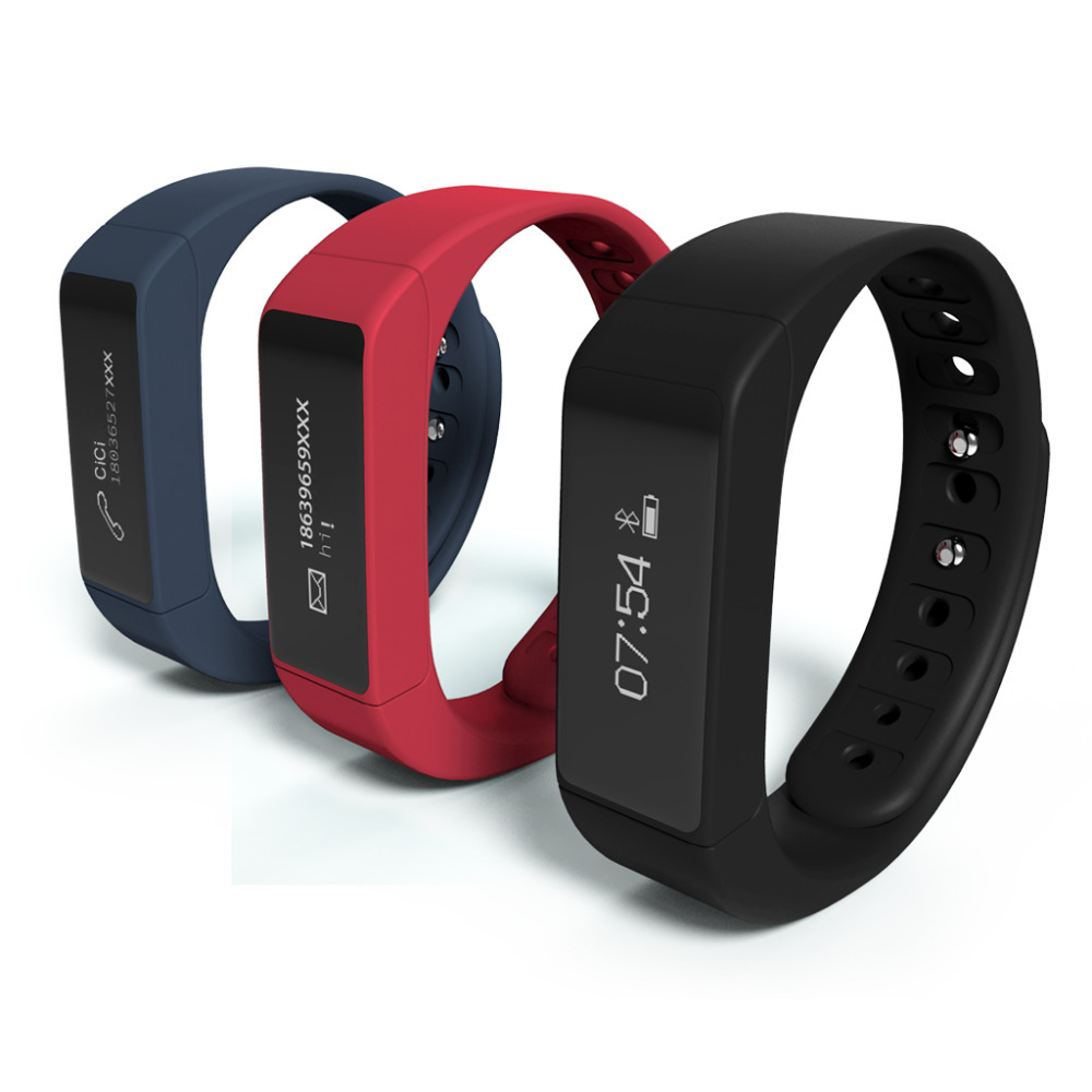 Excelvan I5 Smart Bracelet Bluetooth 4 0 Fitness Tracker Calorie Health Wristband Sleep Monitor Call Reminder