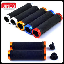 New 1 Pair Bike Bicycle Cycling Rubber Tube Lockable Aluminum Handlebar Sets Free Shipping Cylinder Comfort Bicycle Parts