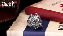 316L Stainless Steel Titanium Animal Pit Bull Dog Ring Men Personality Unique Men s Jewelry BR8271