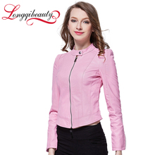 Longqibeauty Red Suede Jacket Women Designer Fashion Outerwear Coat Long Sleeve Leather Jackets Slim Autumn Jaqueta Couro