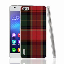 07287 RED BLUE font b TARTAN b font SCARF FASHION Cover phone Case for sony xperia