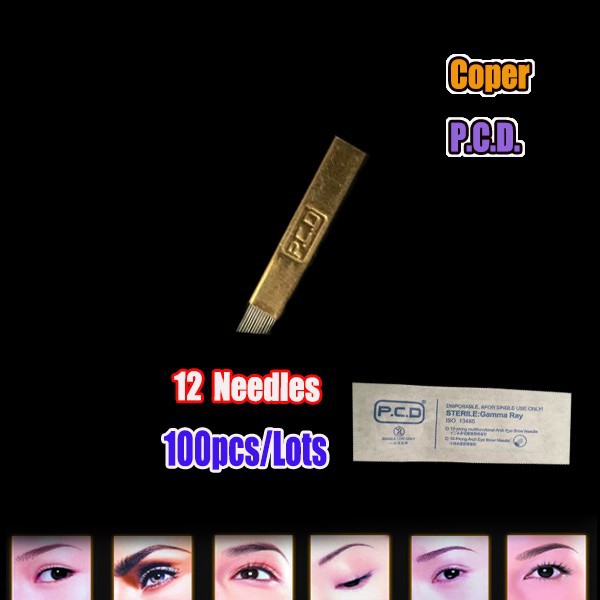pcd-blade-needes-12needles-eyebrow-blade-High-Quality-Permanent-Eyebrow-Makeup-Blade-Manual-Eyebrow-Tattoo-Curved-Blade-12-Needles-Free-Shipping-0