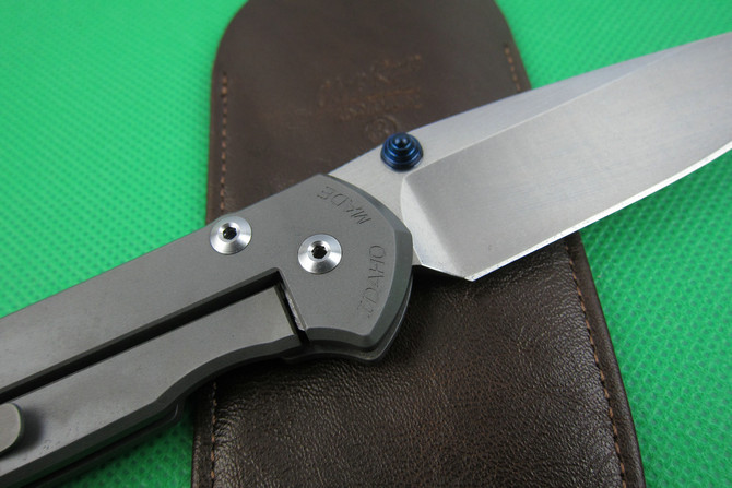 Wild Boar Chris Reeve Sebenza 21 Folding Knife Tactical KnifeD2 Blade With Stone Wash TC4 Titanium