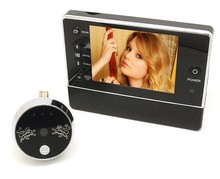 2014 New Luxury 3.5 ” Smart Peephole Viewer Video Door Phone ,Wide Angle Night Vision Video Doorbell ,Muti-Functional Door ring