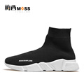 meixi brand designer men s casual shoes 2017 spring summer sock high top black air mesh