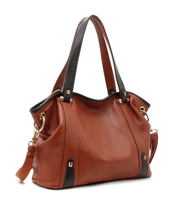 0 : Buy 100% genuine leather handbag fashion 2016 women messenger bag one shoulder ...