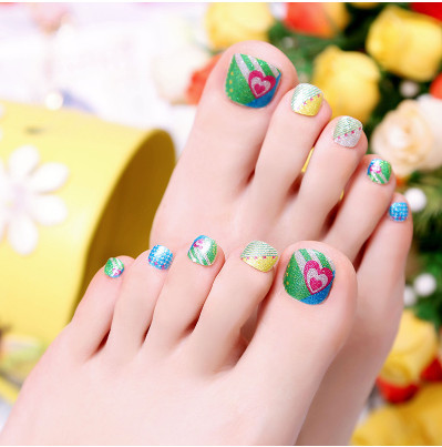03 hot sale new fashion fresh colorful sexy pattern beauty full cover nails decals wrap 3D