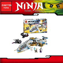 BELA 10223 516pcs Phantom Ninja Helicopters Thunder Swordsman building block sets enlighten brick Model Compatible with Legoe
