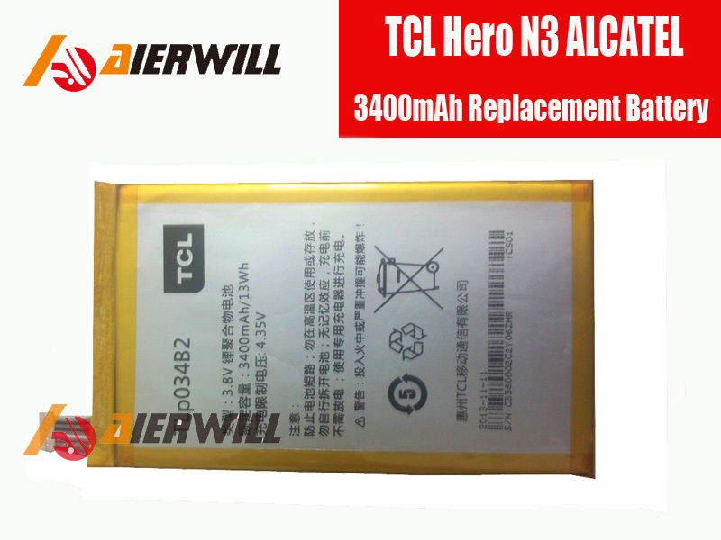100%     tcl  n3 alcatel   n3 tlp034b1 3400   bateria  