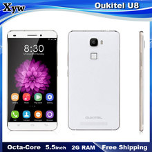 Oukitel U8 Fingerprint recognition 4G LTE 5 5 Inch Android 5 1 Android Phone Quad Core