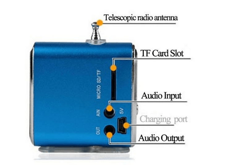  TD-V26     usb-   Box FM   TF / SD   Bluetooth 