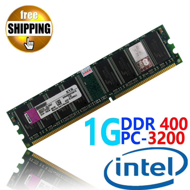 Brand New Sealed DDR1 DDR 400 / PC 3200 PC3200 1GB For Desktop PC DIMM Memory RAM DDR400 400MHz compatible with Intel processor