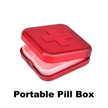 New 4 Slot Health Medicine Pill Case Cover Portable Organizer Box Container Storage
