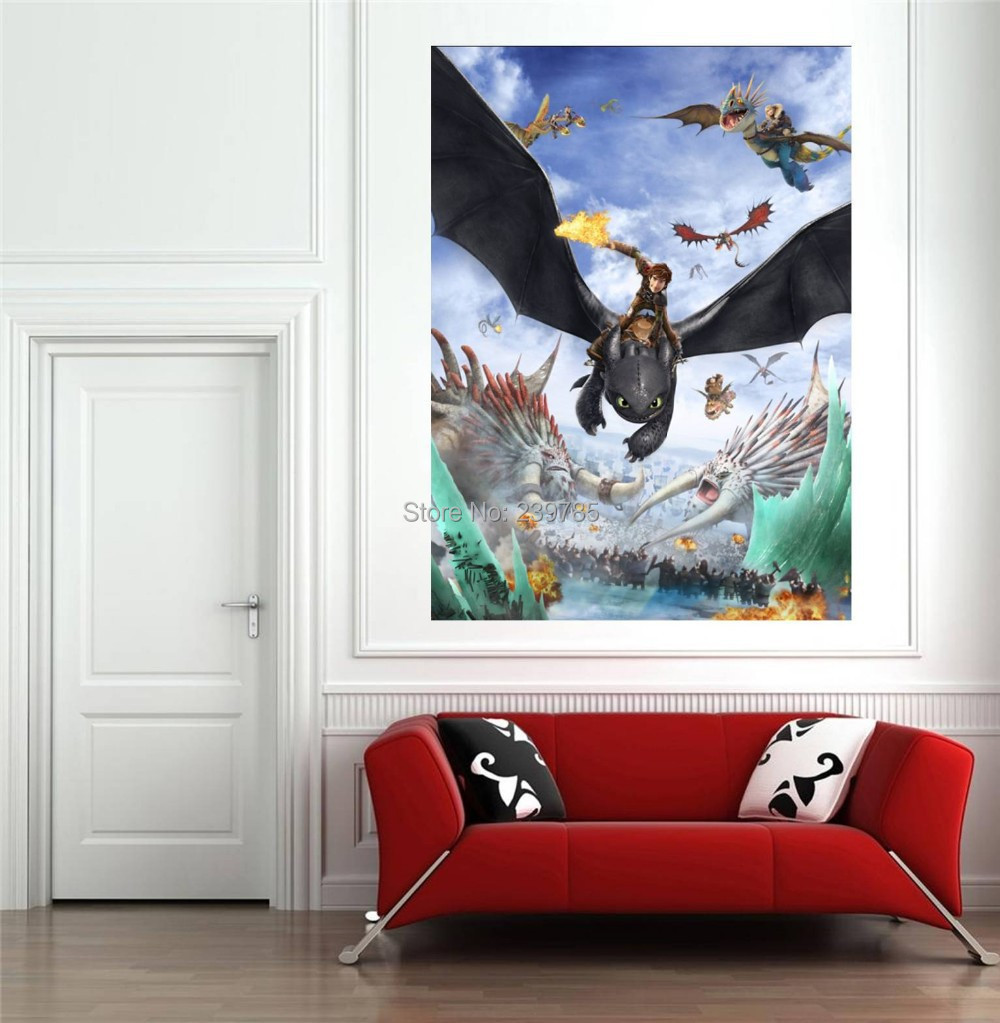 How to train your dragon 2 wall sticker posters for walls 24x36inch