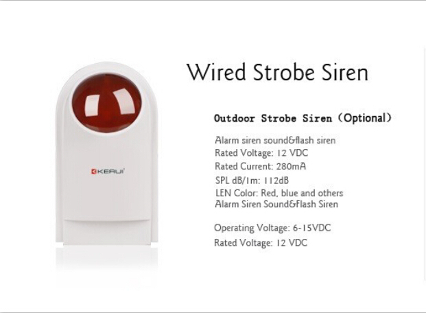Kerui Alarm System KR J007 Wired Outdoor Indoor Strobe[3].JPEG