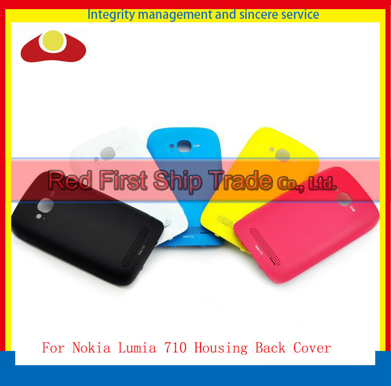 For Nokia Lumia 710 Housing Rear Cover Back Case Battery Door Cover