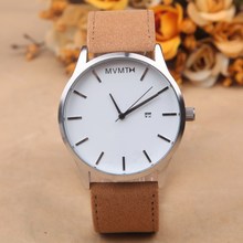 2016 New Fashion Brand Men Sports Watches Quartz-watch Relogios Masculino Leather Strap Clock Male Relojes Watch Analog Digital