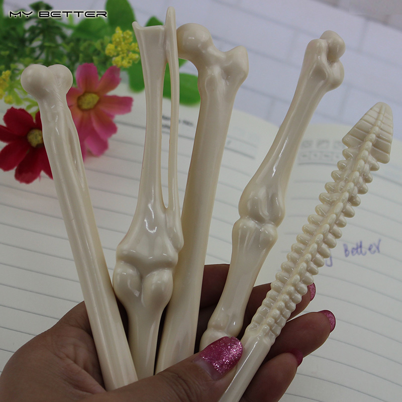 0 7 Refill Student Creative Ballpoint Pen Human Bones Ballpen School Supplies Office Supplies Home Decoration