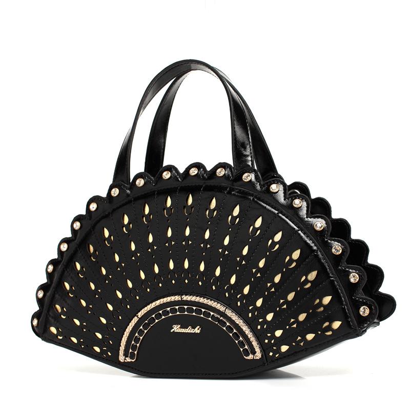 The peacock pattern shape shoulder diagonal cross bag handbag fashion creative personality cute funny flower bag