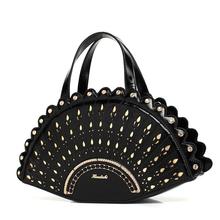 The peacock pattern shape shoulder diagonal cross bag handbag fashion creative personality cute funny flower bag