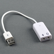 New USB 2.0 Virtual 7.1 Channel Xear 3D External USB Sound Card Audio Adapter for Windows XP Win 7 8 Linux Vista Mac OS