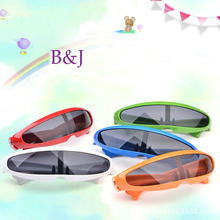 Sport Outdoors Children Sunglasses For Boys Girls Kids Black Eyewear With 6 colors And Cloth Plastic Frame Gafas Goggles