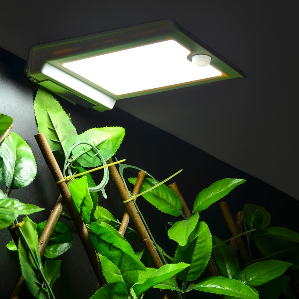 46 LED Solar Light with Motion Sensor Security Lamp Ultra Thin IP65 Waterproof 1200 LUMENS For Garden Outdoor Path Lighting 46 LED Solar Light with Motion Sensor Security Lamp Ultra Thin IP65 Waterproof 1200 LUMENS For Garden Outdoor Path Lighting