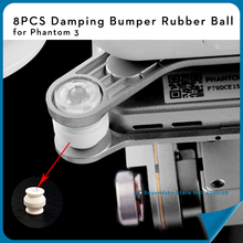 8PCS Original DJI Damping Damper/Anti Vibration Bumper Rubber Ball for DJI Phantom 3 RC Drone FPV Camera Free Shipping