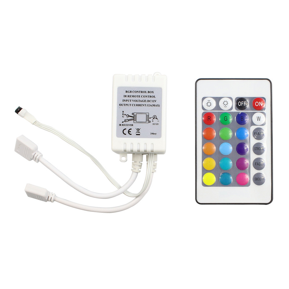 rgb control box ir remote control input voltage dc12v