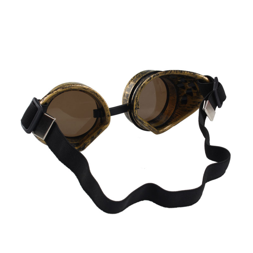 New brand mens Sunglasses 2015 Vintage Steampunk Goggles Punk Sun Glasses occhiali 