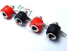 10pcs/lot 4mm banana binding post 4mm banana socket Free shipping