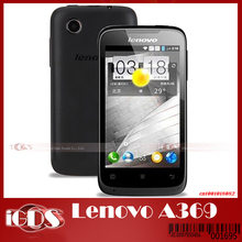 Lenovo A369 MTK6572 Dual Core 1.2GHz  android 2.3 cell phone with 4.0 inch Screen WIFI Smartphone