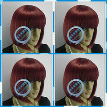 New Cosplay Wig Universal BOBO Head Dark Red wig Christmas wig @@ FREE SHIPPING Party hair