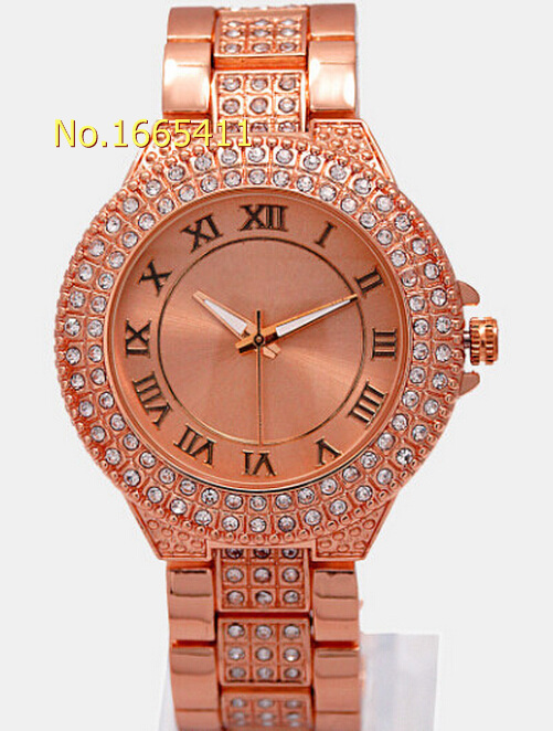 Montre Femme Top Brand Luxury Fashion Ladies Quartz Watch Women Full Logo Watches Rose Gold Female
