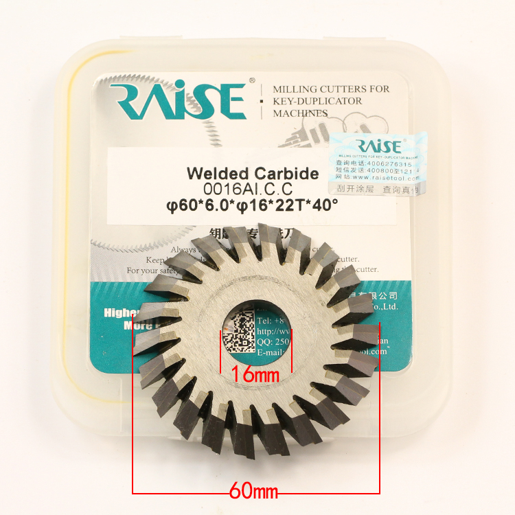 Description Picture 2 of itemRaise 0016AI.C.C Welded carbide tungsten key cutting saw blade 60*6*16mm*22T cutter mini circular saw oscillating multi tool