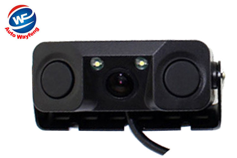 Car Video Parking Camera Sensor Rear View Camera with 2 Sensors Indicator Bi Bi Alarm Car Reverse Radar Assistance System