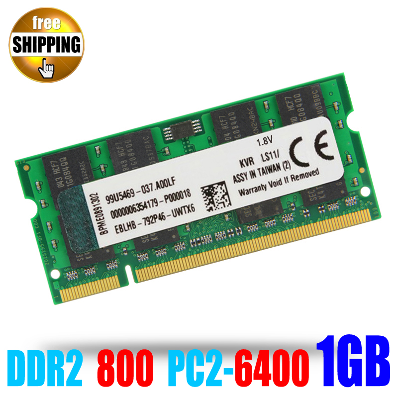 Brand ! Laptop Memory Ram SO-DIMM PC2-6400 DDR2 800 200PIN / PC2 6400 DDR 2 800MHz 200 PIN 1GB For Sodimm Notebook Memoria RAMS