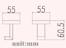Description Picture 3 of itemMirror Polished Finish 304 Stainless Steel Material paper holder,robe hook,towel ring,double towel bar SM020B-a