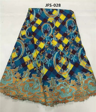 Newly fashion font b chequer b font design Wax Lace African Wax matching guipure lace fabric